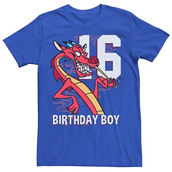 Disney's Mulan Mushu 16th Birthday Boy Men's Tee