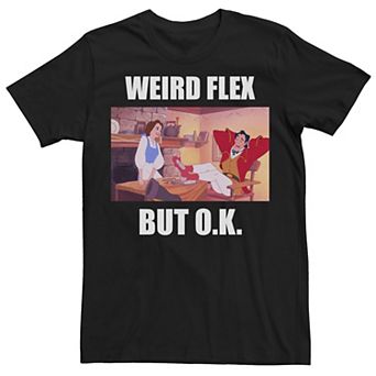 Disney's Beauty And The Beast Gaston Men's Weird Flex Meme Tee