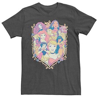 Men's Disney Princess Group Shield Logo Tee