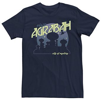 Disney's Aladdin Visit Agrabah Postcard Men's Tee