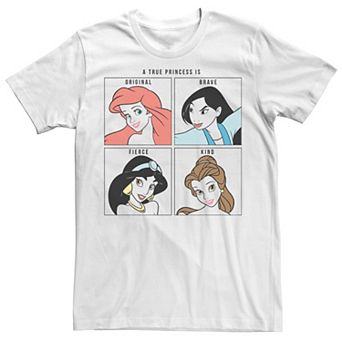 Men's Disney Princess True Princess Is Original Brave Fierce Kind Tee