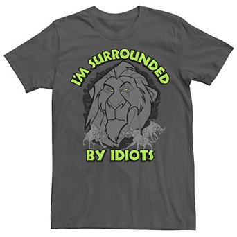 Disney's Lion King Surrounded By Idiots Hyenas Men's Tee