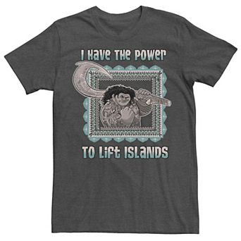 Disney's Moana Maui Power To Lift Islands Men's Tee