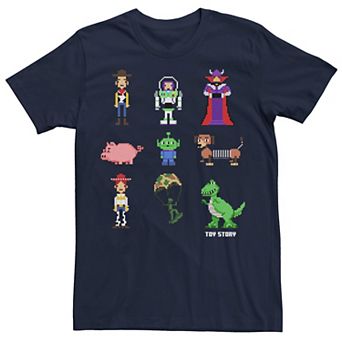 Disney Pixar's Toy Story Men's Pixel Graphic Tee