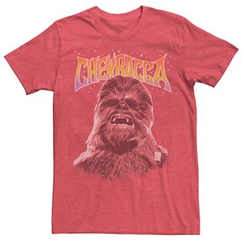 Men's Star Wars Chewbacca Retro Text Graphic Tee