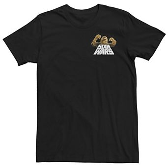 Men's Star Wars Chewie Strong Left Pocket Graphic Tee