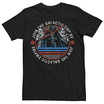 Men's Star Wars Join The Galactic Empire Badge Graphic Tee