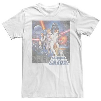 Men's Star Wars Distressed Spanish Poster Graphic Tee