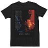 Men's Star Wars Return Of The Jedi Luke Vader Abstract Poster Graphic Tee