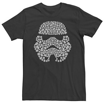 Men's Star Wars Trooper Silhouette Helmet Fill Graphic Tee