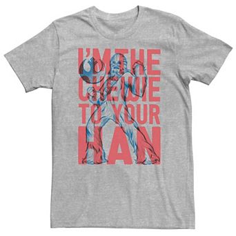 Men's Star Wars I'm The Chewie To Your Han Word Stack Graphic Tee
