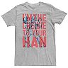 Men's Star Wars I'm The Chewie To Your Han Word Stack Graphic Tee