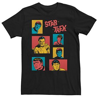 Men's Star Trek Original Series 6 Character Tee