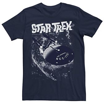 Men's Star Trek Original Series Enterprise Galaxy Tee