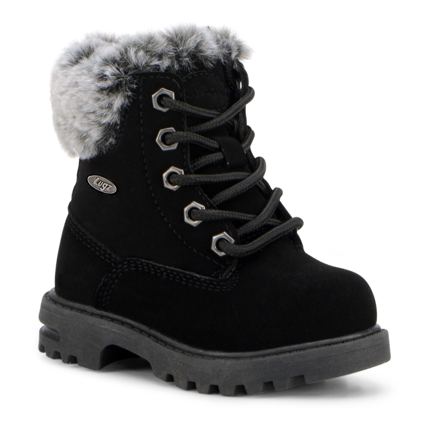 black fur boots for toddlers