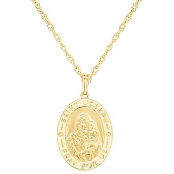 Celebration Gems Sterling Silver Saint Joseph Pendant