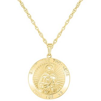 Celebration Gems Sterling Silver Saint Jude Pendant