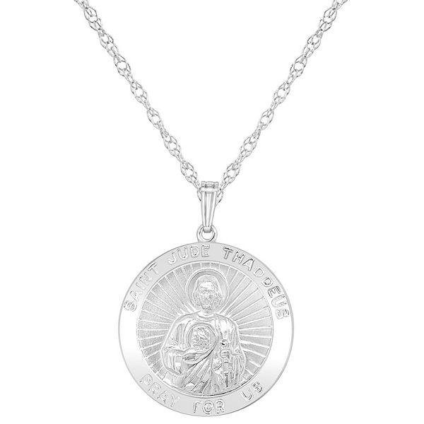 Sterling Silver Saint Jude Pendant