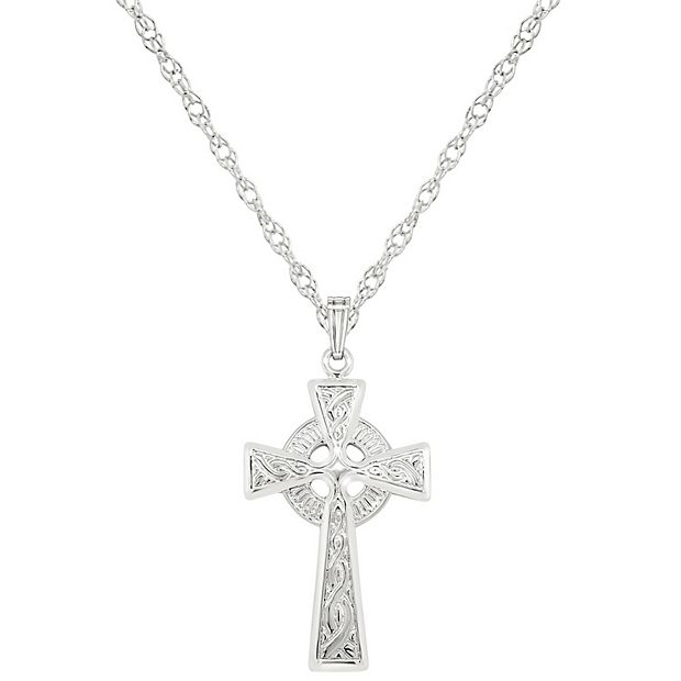 Latest Designs of Sterling Silver Celtic Cross Pendant For Women