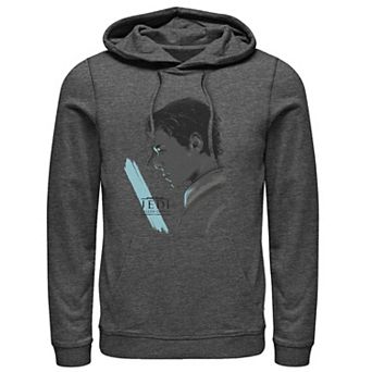 Men's Star Wars Jedi Fallen Order Cal Blue Light Saber Pullover Hoodie