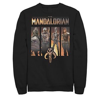 Men's The Mandalorian Character Panel Sweatshirt