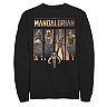 Men's The Mandalorian Character Panel Sweatshirt
