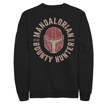 Men's The Mandalorian Helmet Stamp Sweatshirt