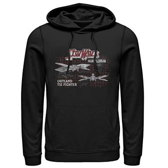 Men's The Mandalorian Tie Fighter Pullover Hoodie
