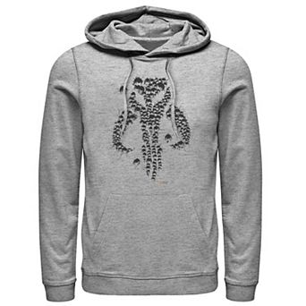 Men's The Mandalorian Mythosaur Bullet Hole Pullover Hoodie