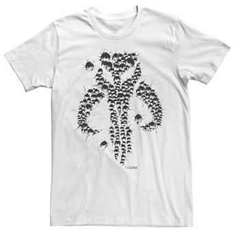 Men's The Mandalorian Mythosaur Bullet Hole Tee