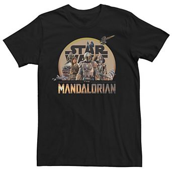 Men's The Mandalorian Character Collage Tee