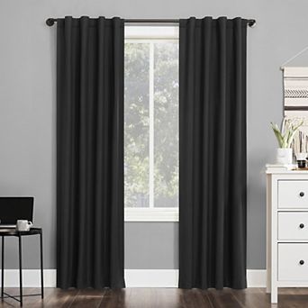 Sun Zero Cyrus Thermal 100% Blackout Back Tab Window Curtain