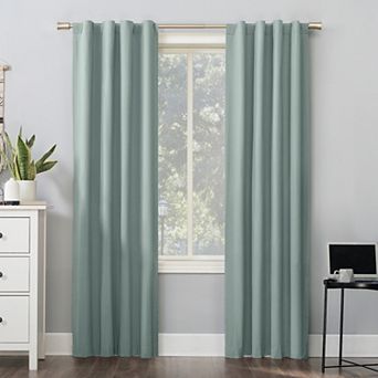 Sun Zero Cyrus Thermal 100% Blackout Back Tab Window Curtain