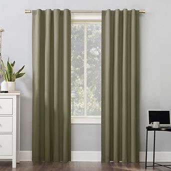 Sun Zero Cyrus Thermal 100% Blackout Back Tab Window Curtain