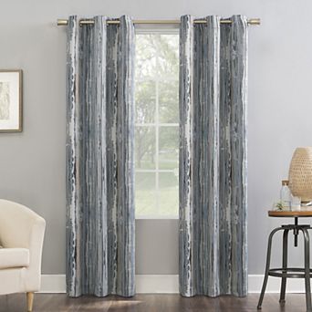 Sun Zero Allegory Abstract Painting Blackout Grommet Window Curtain