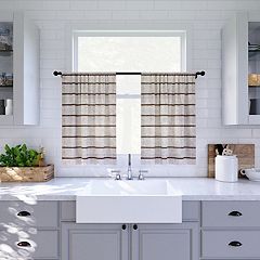 Eden Swag Tier Kitchen Window Curtains