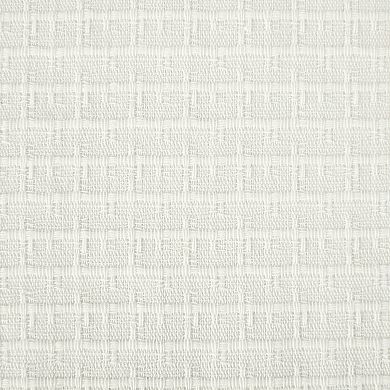 Clean Window Waffle Texture Anti-Dust Semi-Sheer Window Curtain