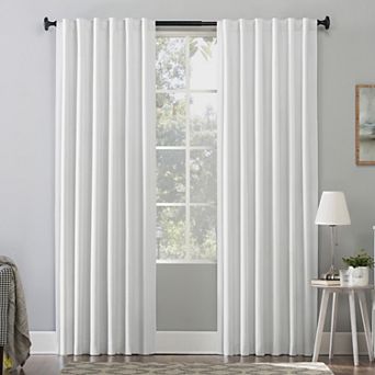 Sun Zero® Amherst 100% Blackout Thermal Velvet Back Tab Single Curtain Panel
