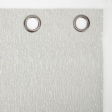 Sun Zero 1-panel Noir Dimensional Thermal Extreme 100% Blackout Grommet Window Curtain