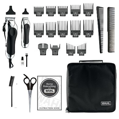 Wahl Deluxe Chrome Pro Complete Hair Cutting & Touch Up Kit