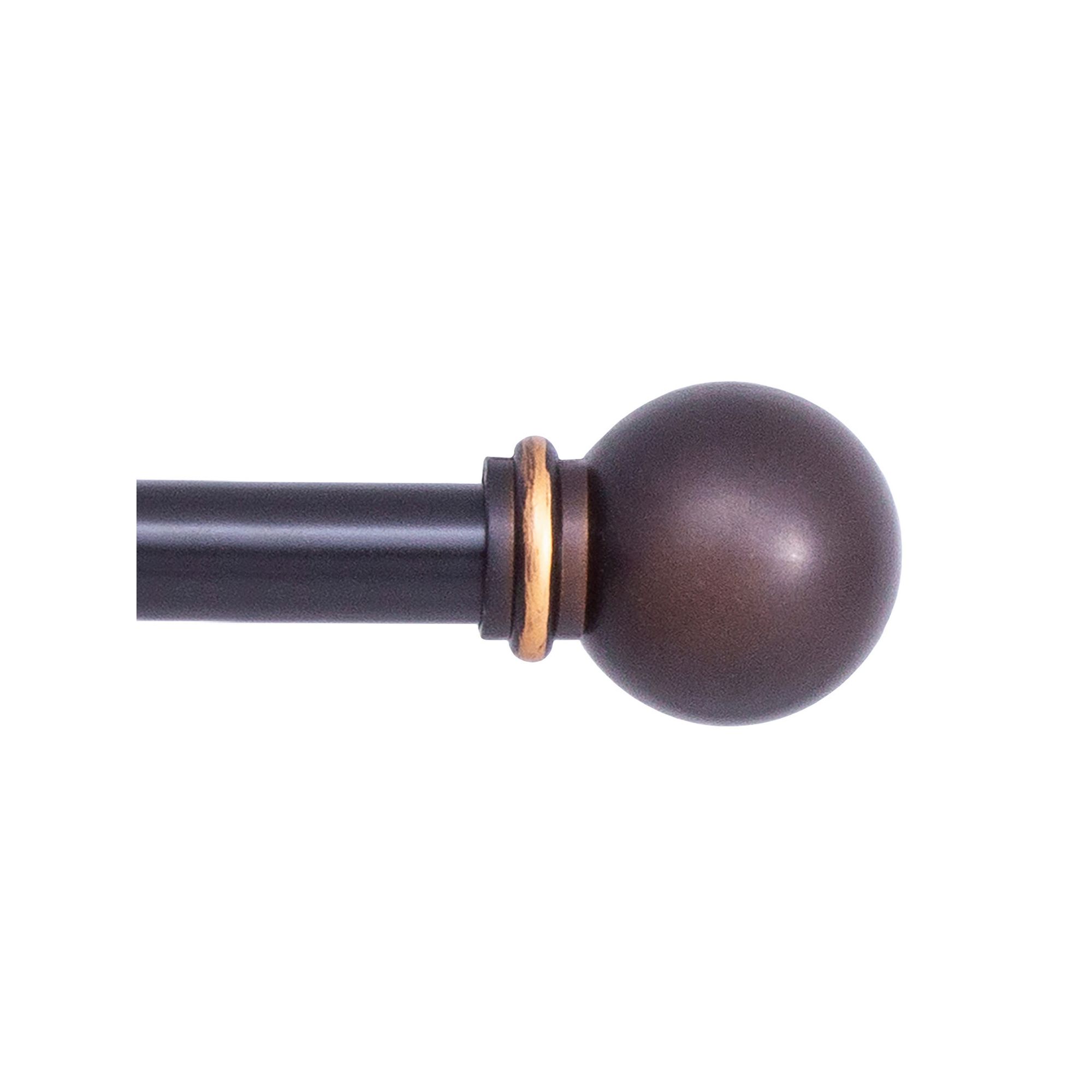 Kenney 5/8” Diameter Chelsea Standard Decorative Adjustable Curtain Rod S
