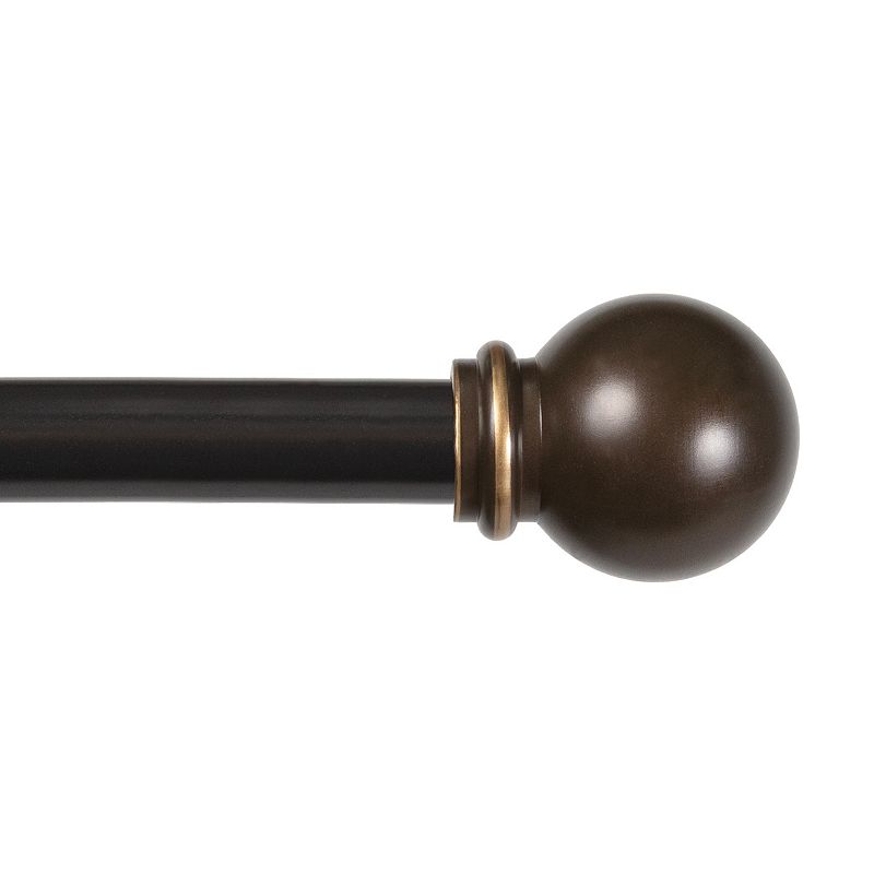 Kenney® Chelsea 5/8  Standard Decorative Window Curtain Rod  28-48   Oil Rubbed Bronze