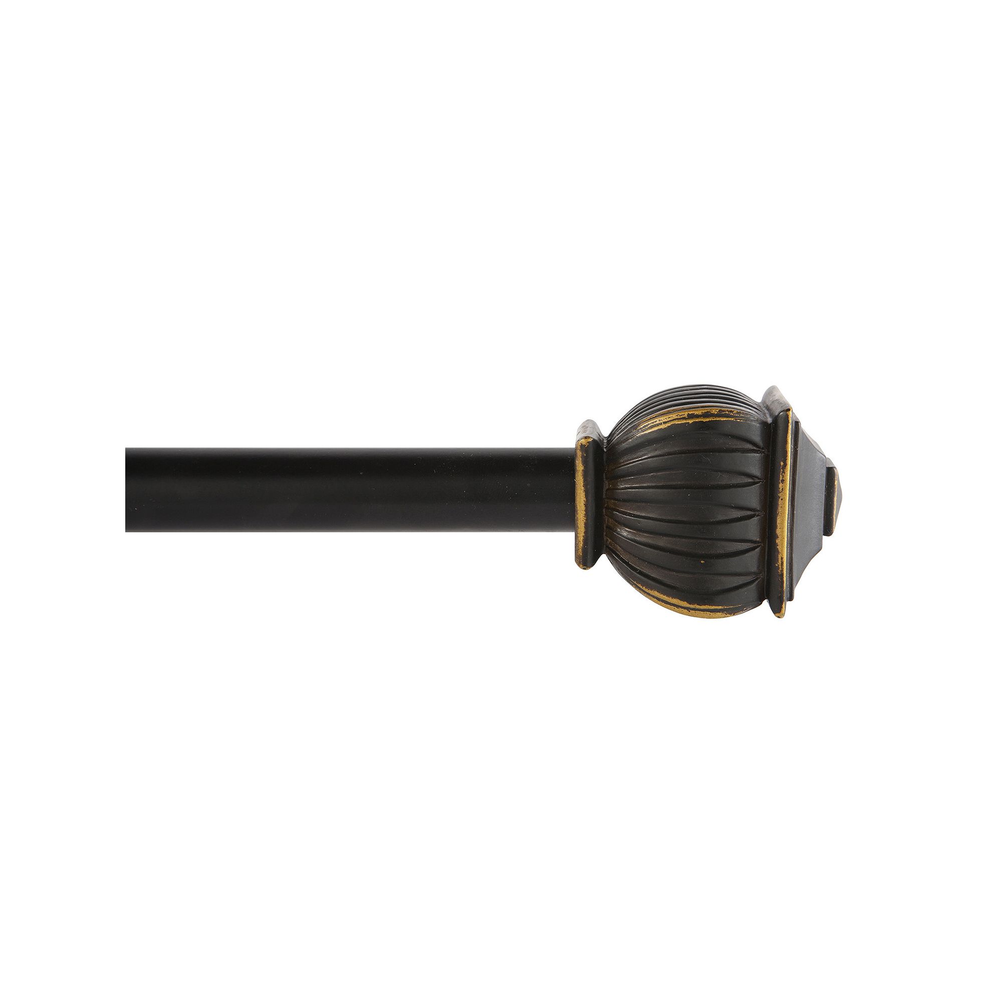 Kenney 5/8” Diameter Beckett Standard Decorative Adjustable Curtain Rod S