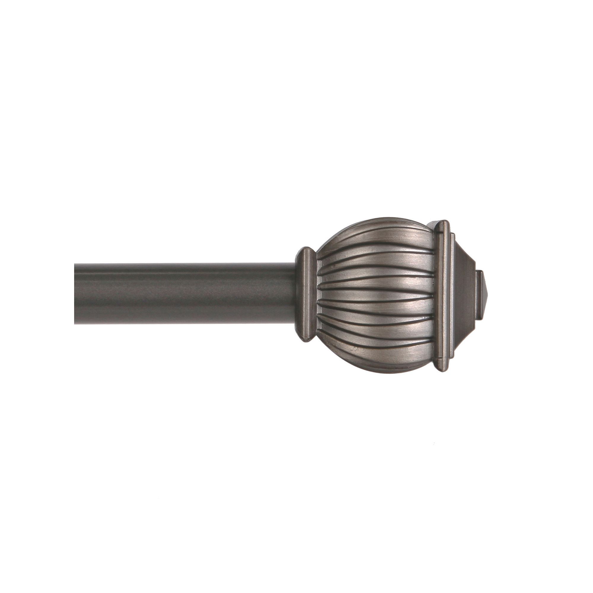 Kenney 5/8” Diameter Beckett Standard Decorative Adjustable Curtain Rod S