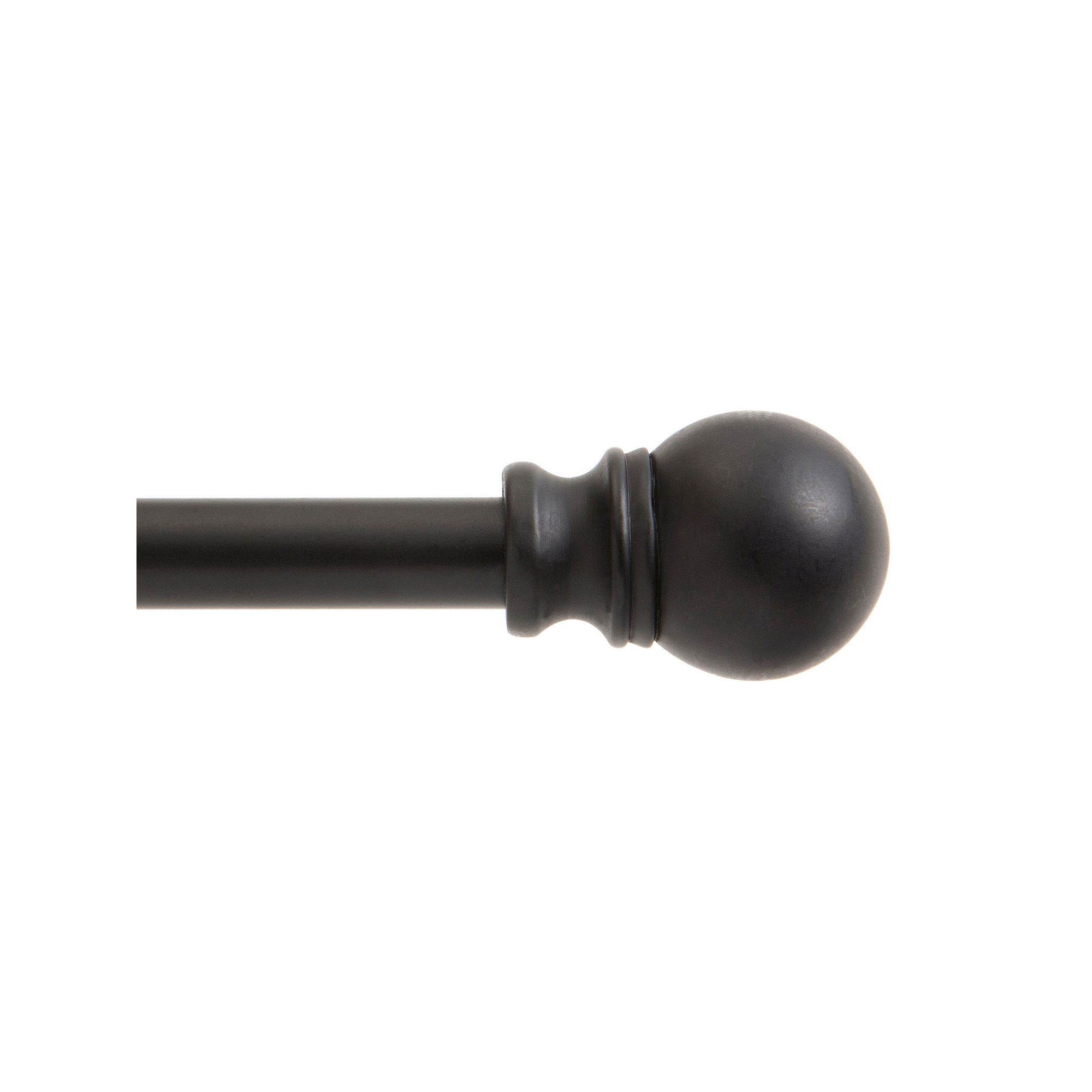 Kenney 1/2” Diameter Davenport Petite Café Decorative Adjustable Curtain