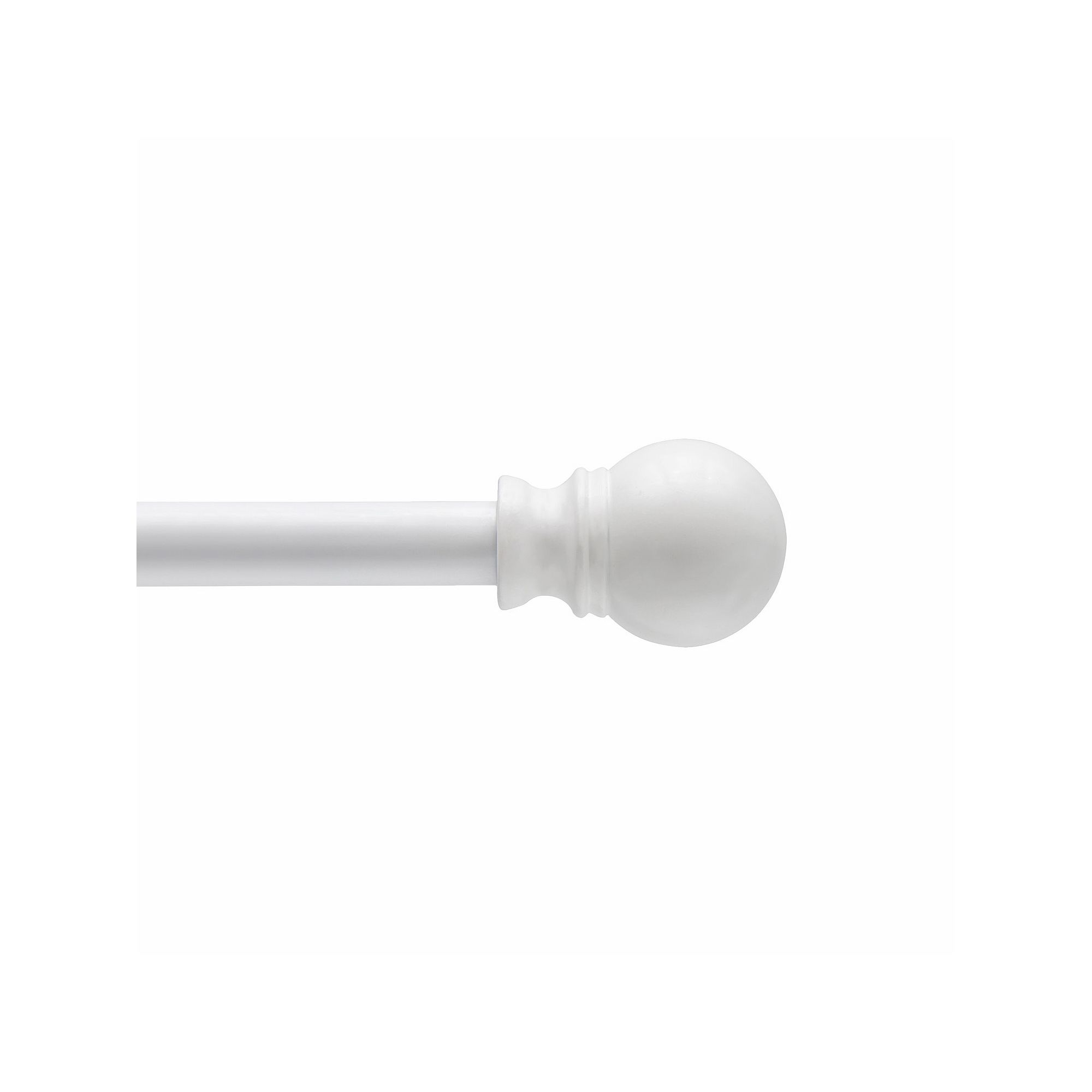 Kenney 1/2” Diameter Davenport Petite Café Decorative Adjustable Curtain