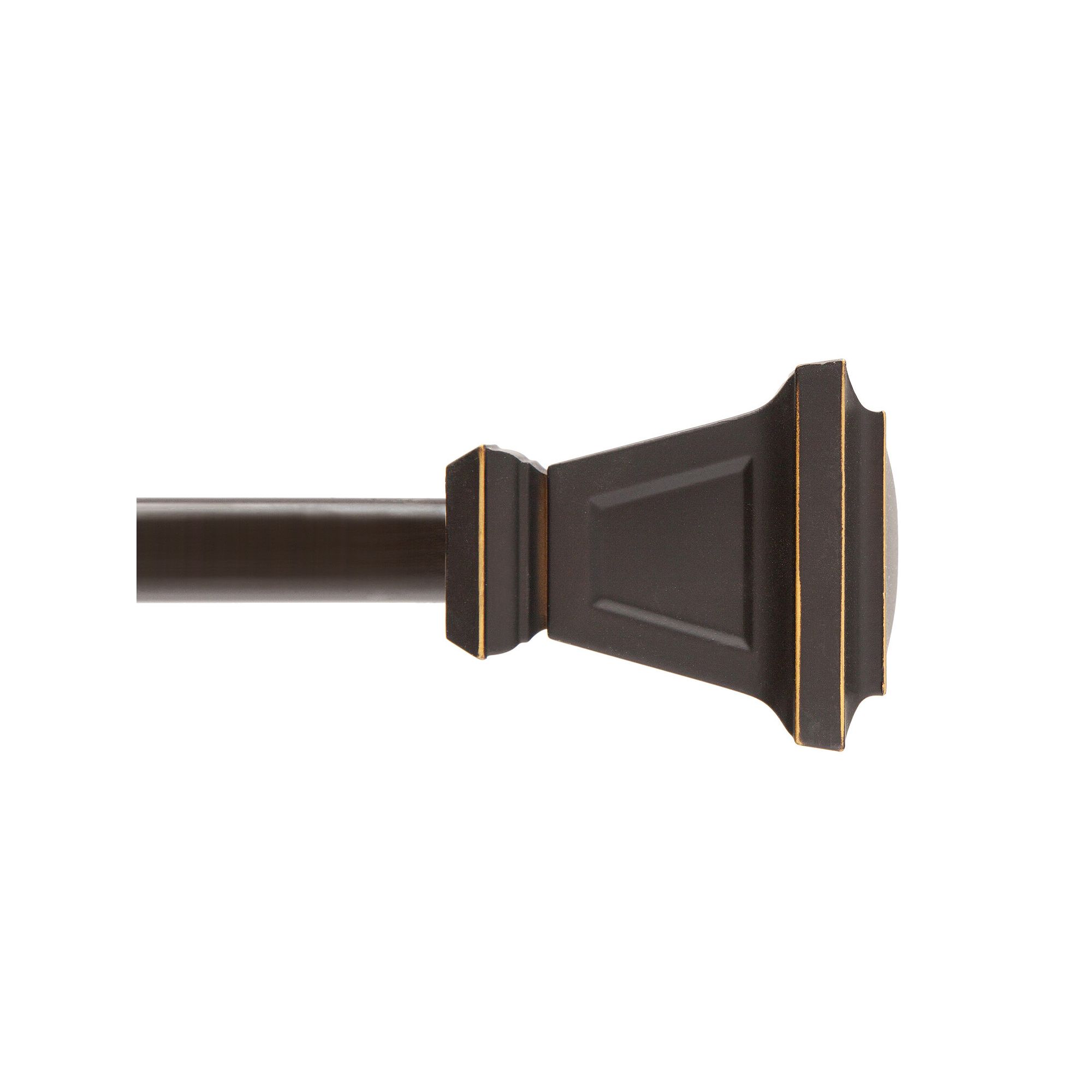 Kenney Seville Decorative Window Curtain Rod, Oil Rubbed Bronze
