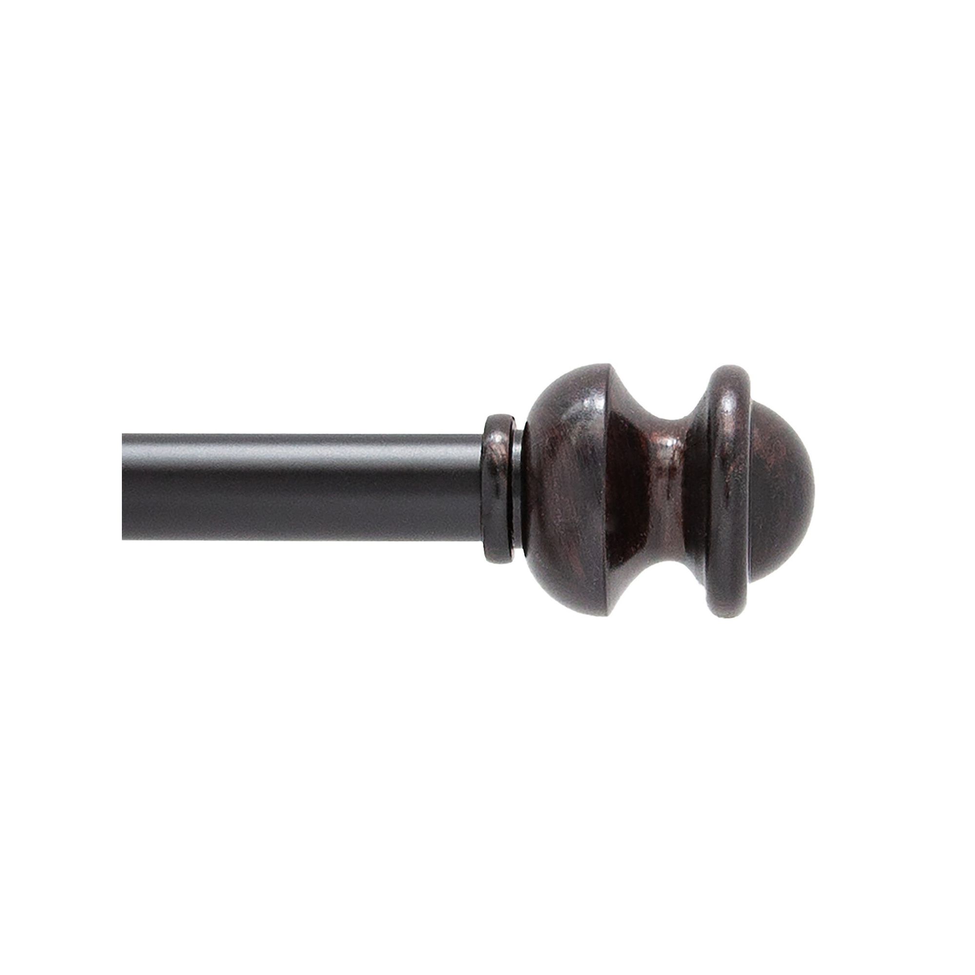 Kenney 5/8” Diameter Kendall Standard Decorative Adjustable Curtain Rod S