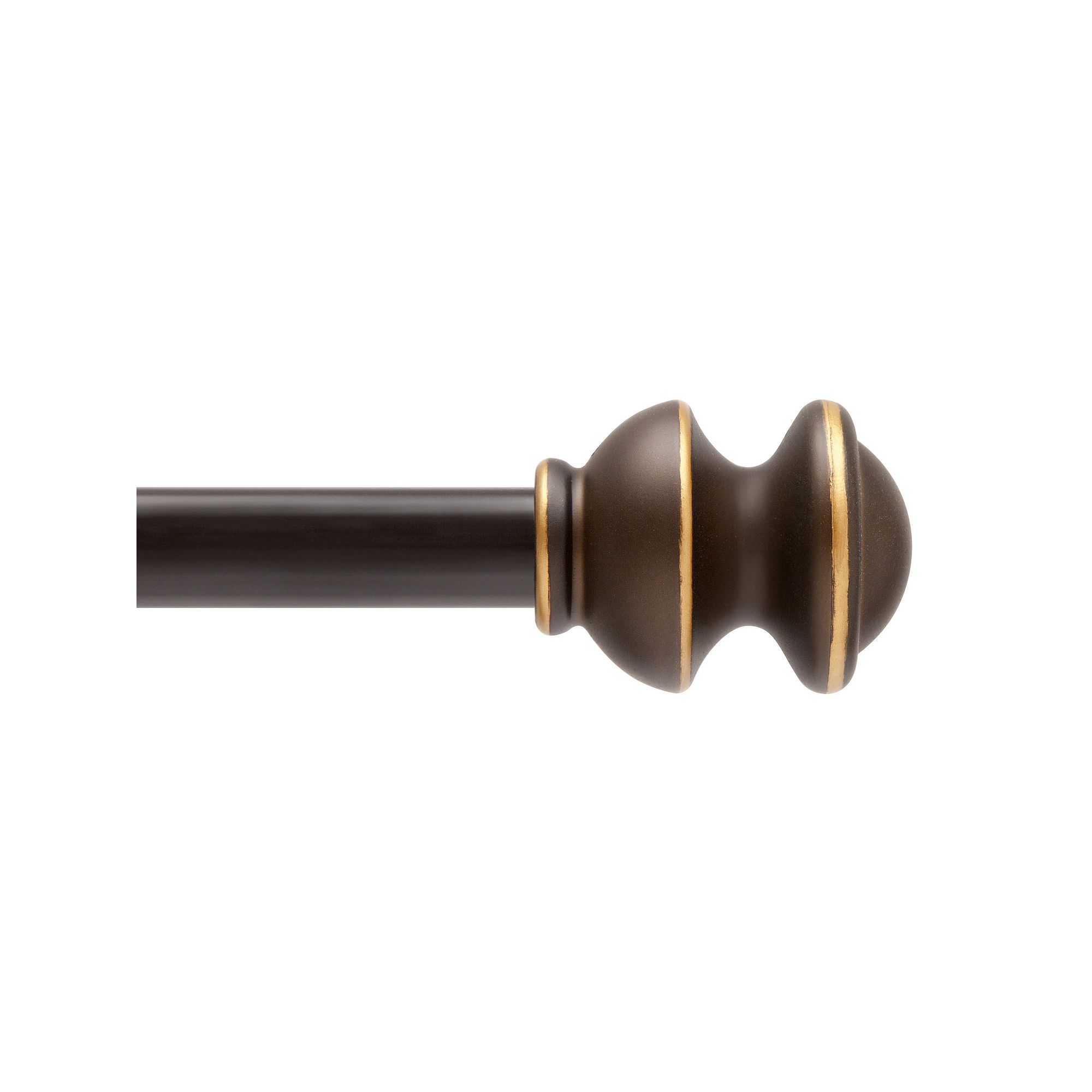 Kenney 5/8” Diameter Kendall Standard Decorative Adjustable Curtain Rod S