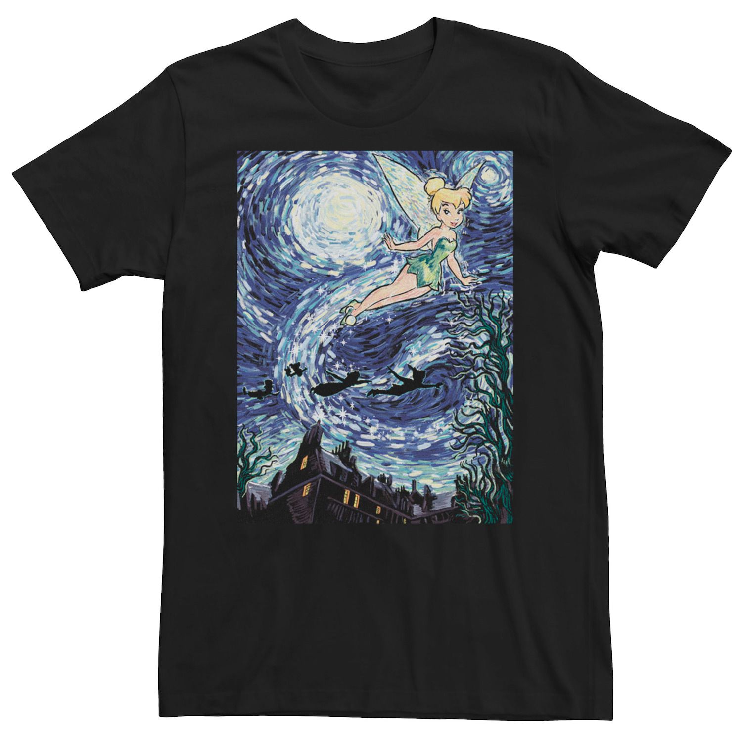 Image for Licensed Character Men's Tinkerbell Starry Night Graphic Tee at Kohl's.